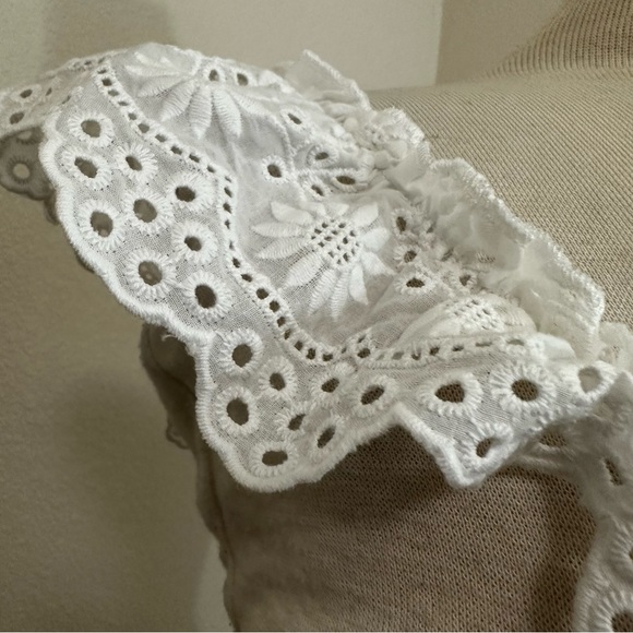 Kate Kasin Babydoll Mini Dress Smocked Sz Medium - Picture 6 of 13